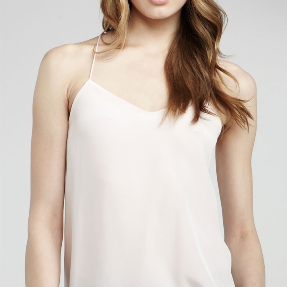 Tibi Silky Racerback Camisole